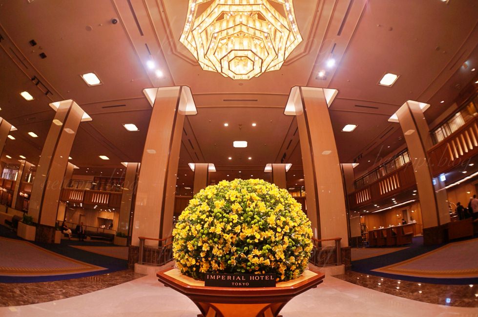 帝国ホテル東京のロビー装花